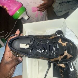 Dolce & Gabbana Black and White Kids Sneakers